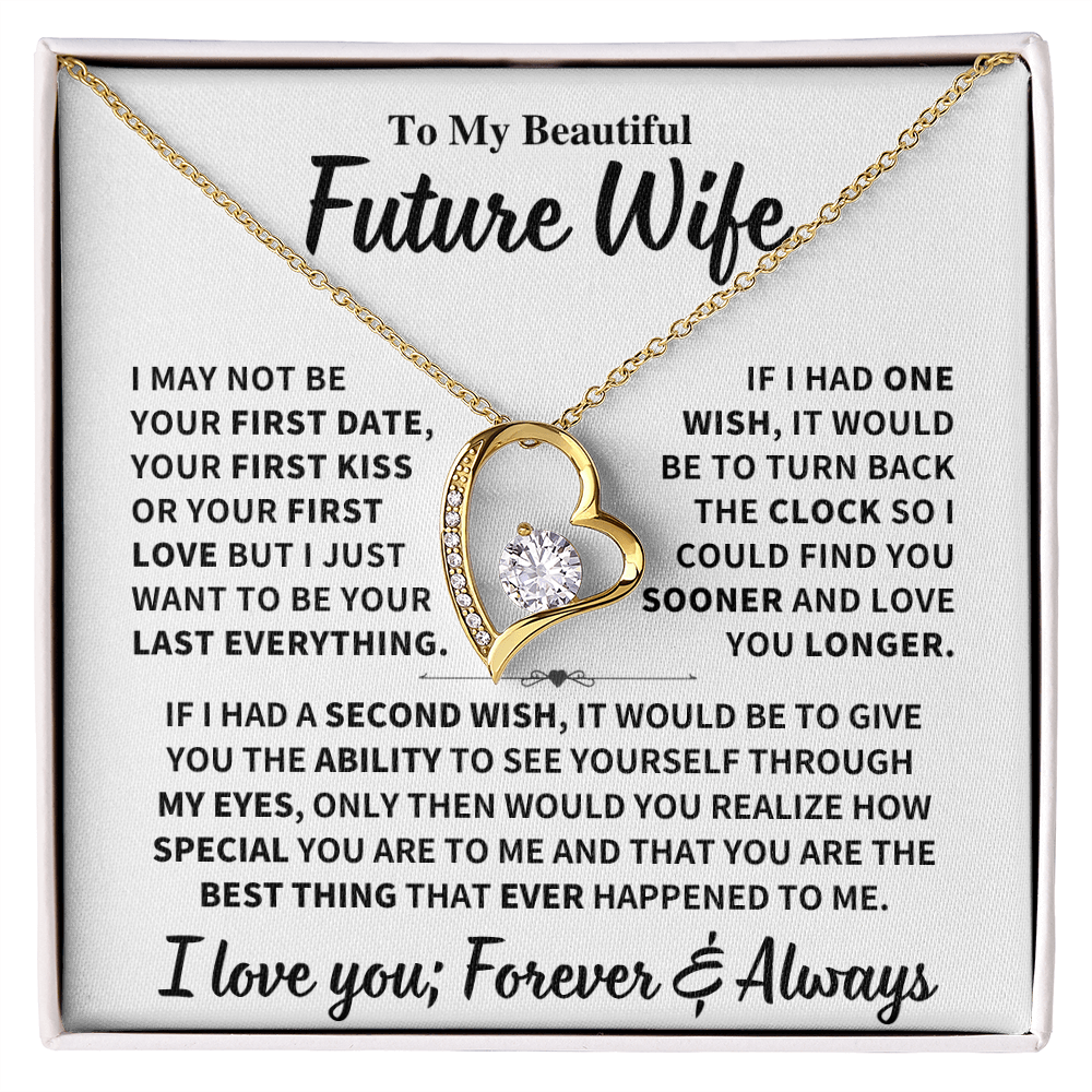 Future Wife Gift,"Best Thing That Ever Happened To me" Heart Necklace Jewelry