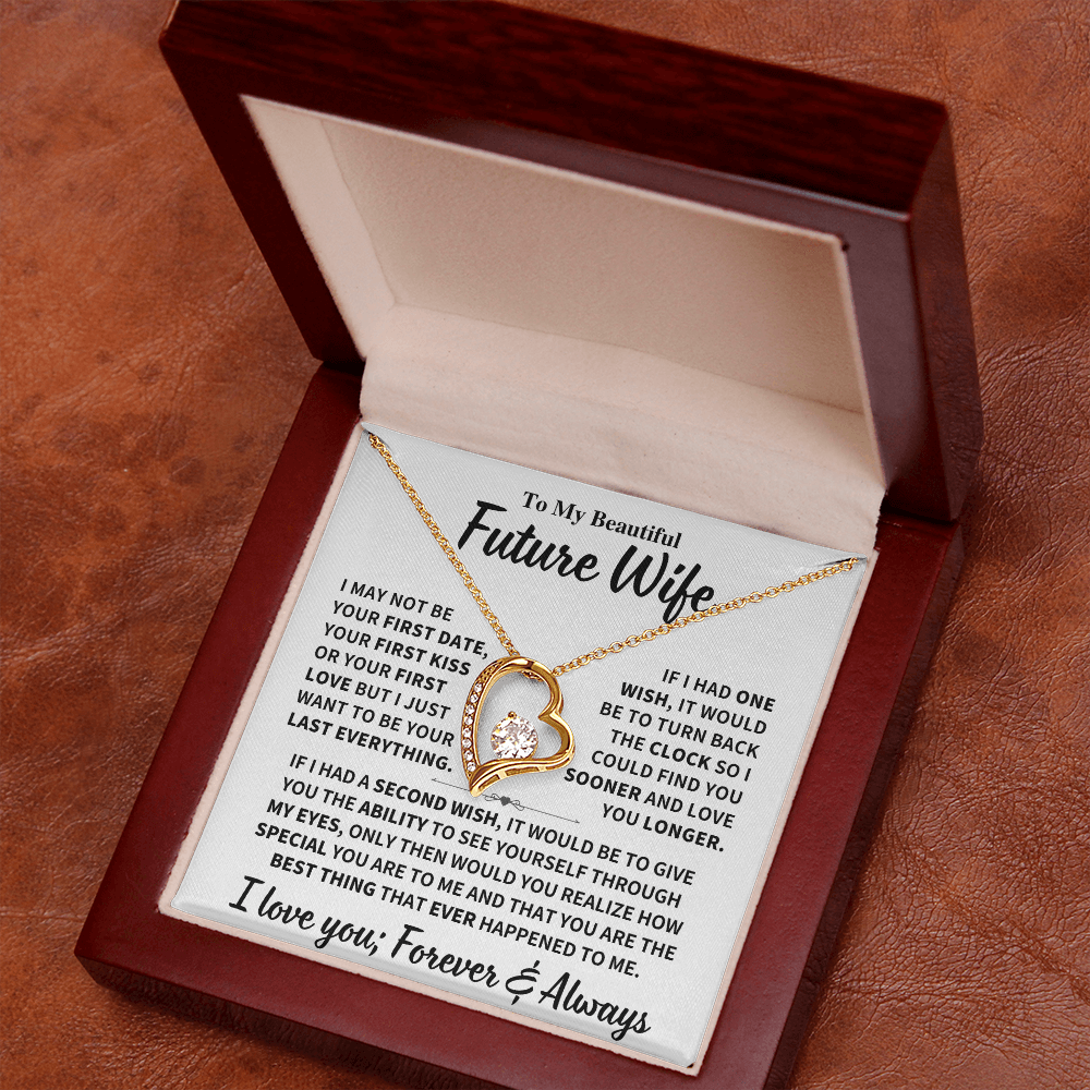 Future Wife Gift,"Best Thing That Ever Happened To me" Heart Necklace Jewelry