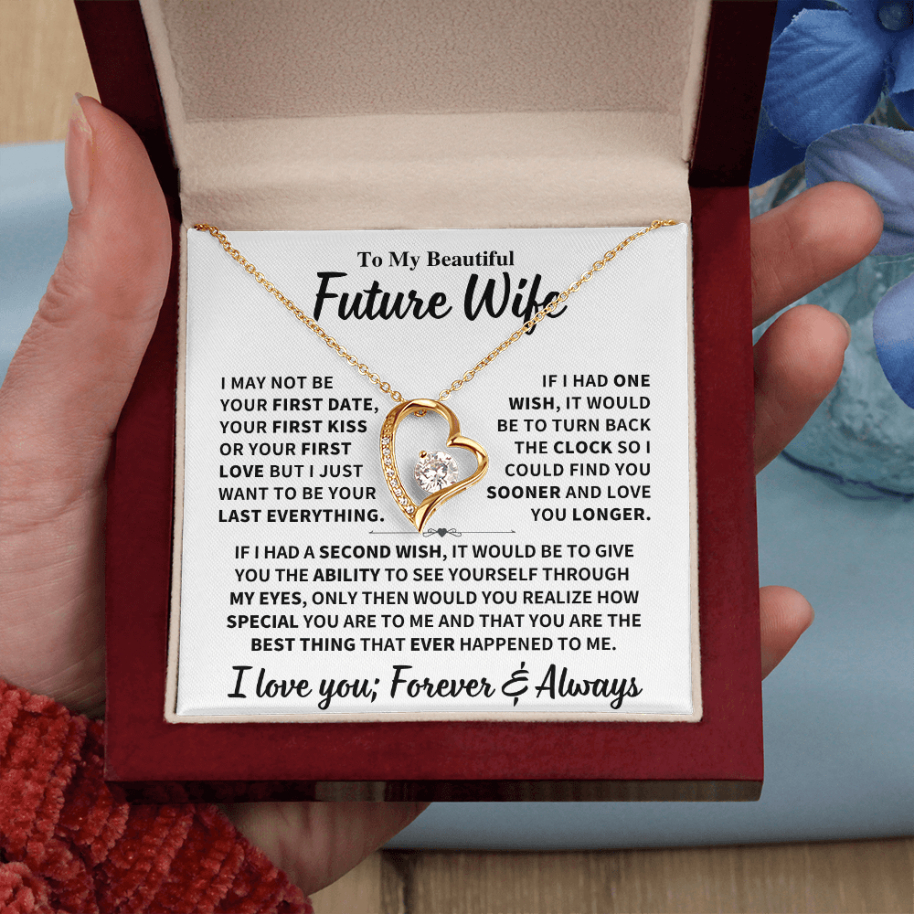 Future Wife Gift,"Best Thing That Ever Happened To me" Heart Necklace Jewelry
