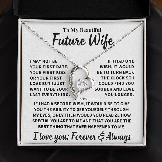 Future Wife Gift,"Best Thing That Ever Happened To me" Heart Necklace Jewelry