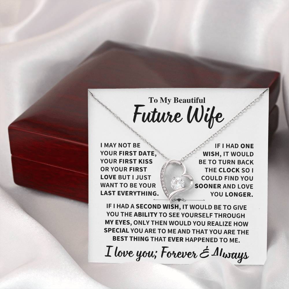 Future Wife Gift,"Best Thing That Ever Happened To me" Heart Necklace Jewelry