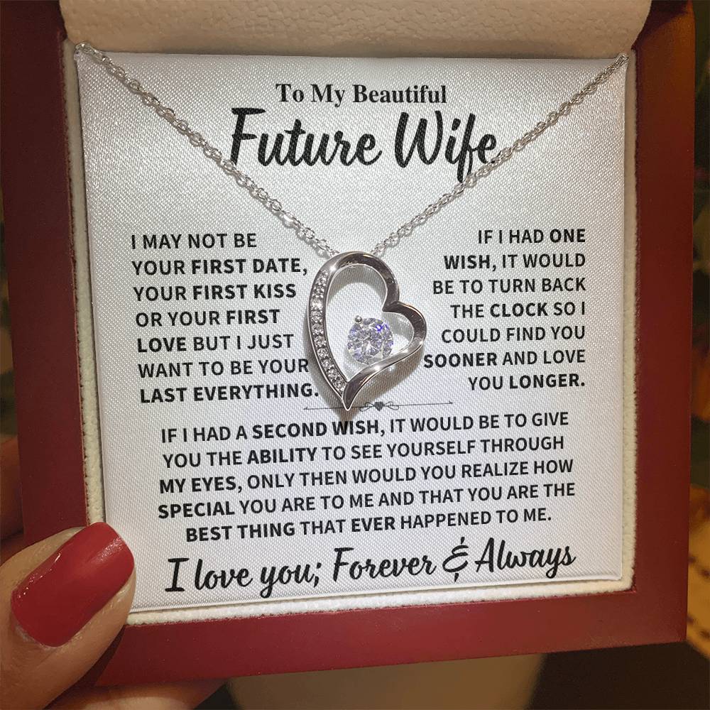 Future Wife Gift,"Best Thing That Ever Happened To me" Heart Necklace Jewelry