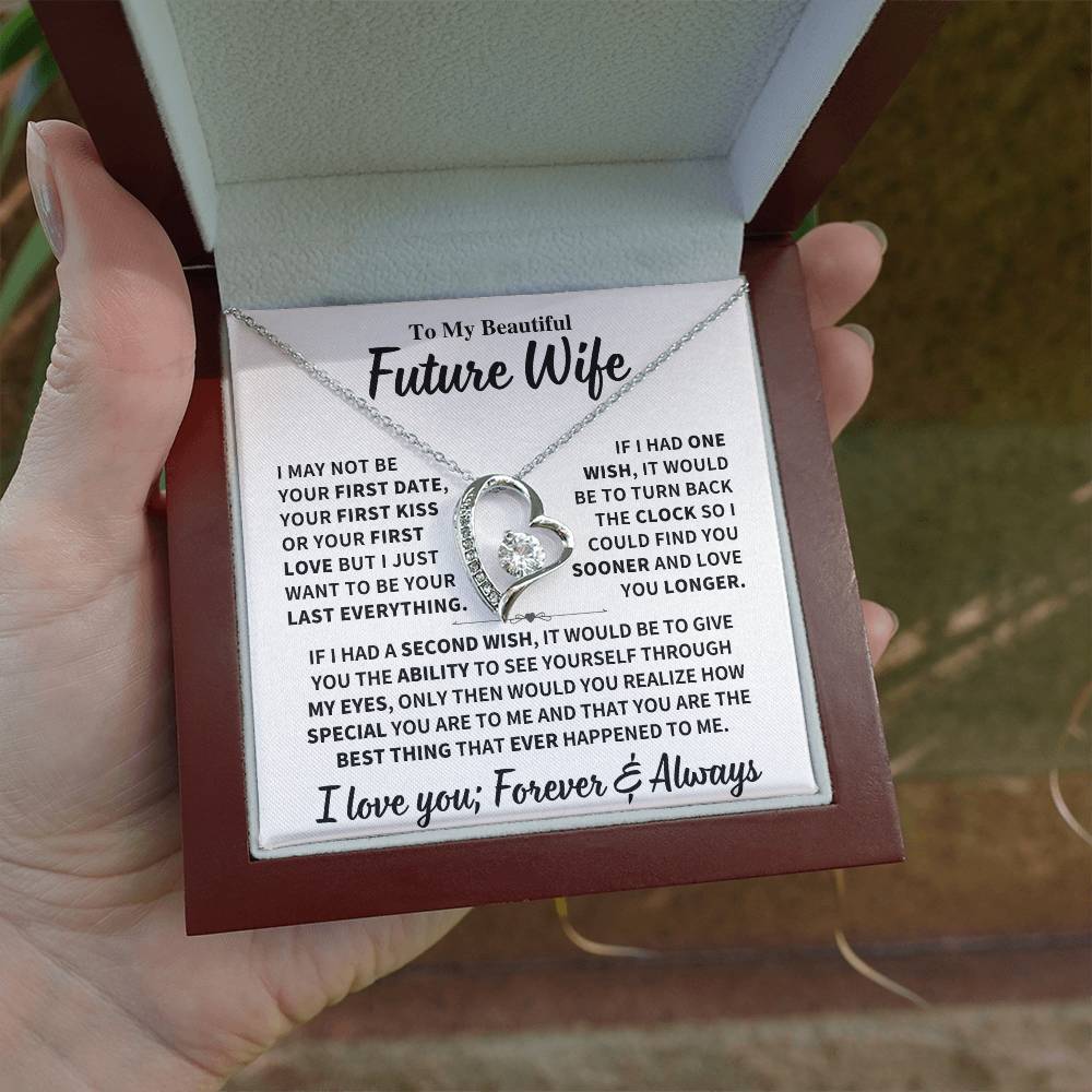 Future Wife Gift,"Best Thing That Ever Happened To me" Heart Necklace Jewelry