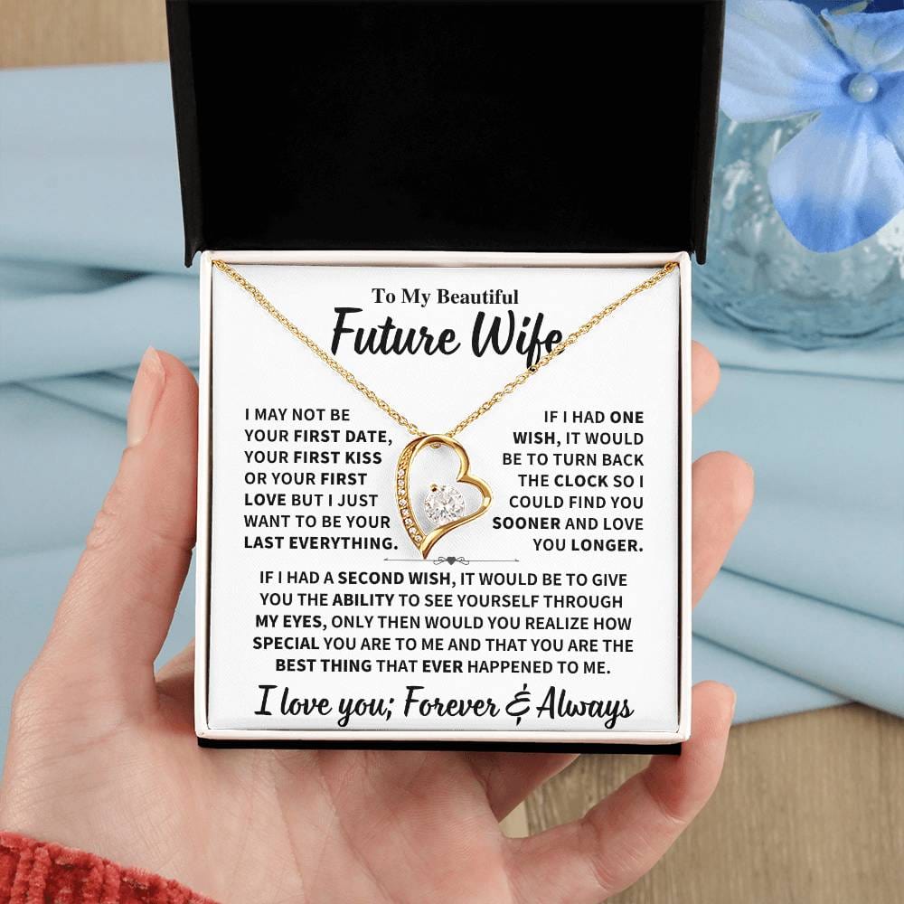 Future Wife Gift,"Best Thing That Ever Happened To me" Heart Necklace Jewelry