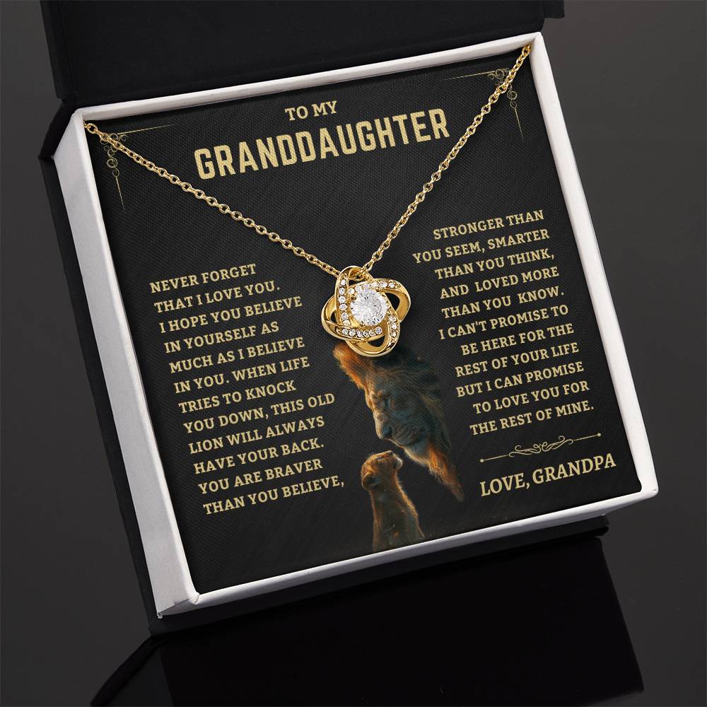 Granddaughter Gift -From Grandpa Jewelry