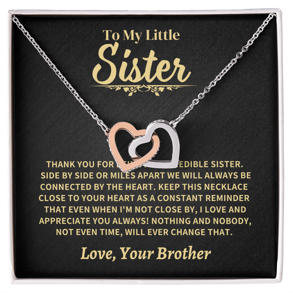 To My Little Sister, From Brother Jewelry