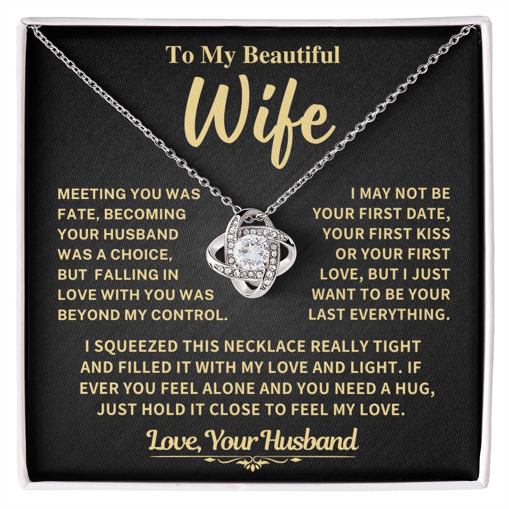 Beautiful Gift For Wife, "Meeting You Was Fate" Jewelry