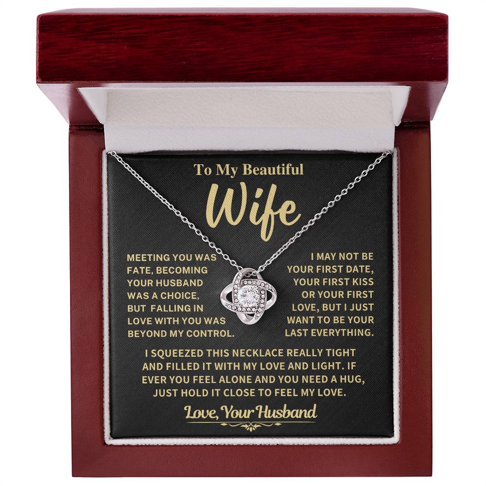 Beautiful Gift For Wife, "Meeting You Was Fate" Jewelry