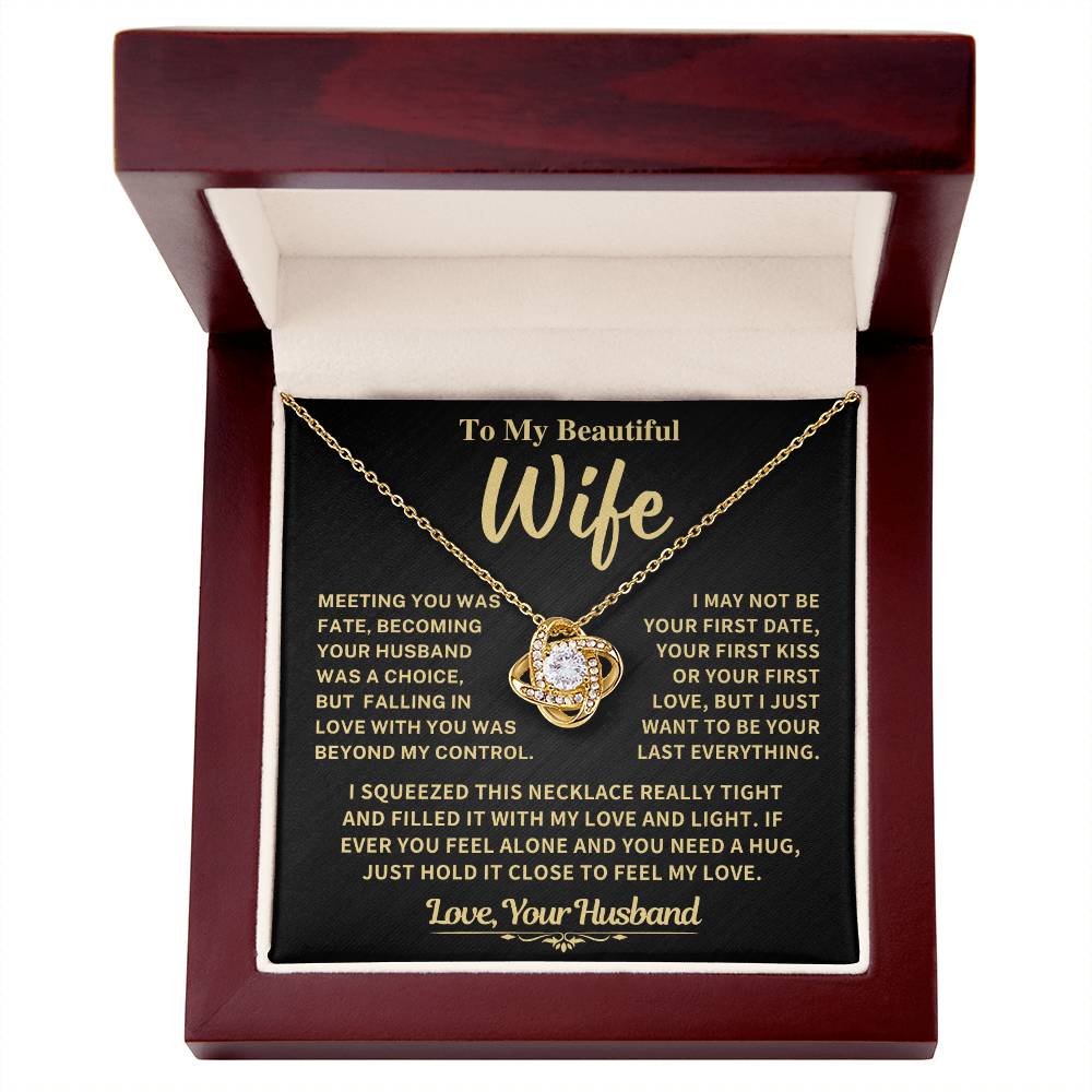 Beautiful Gift For Wife, "Meeting You Was Fate" Jewelry