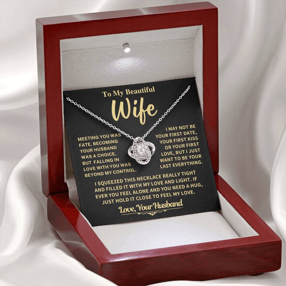 Beautiful Gift For Wife, "Meeting You Was Fate" Jewelry