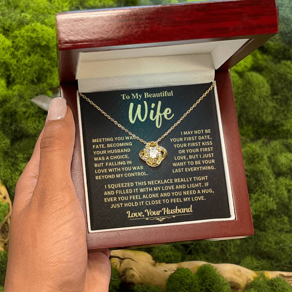 Beautiful Gift For Wife, "Meeting You Was Fate" Jewelry