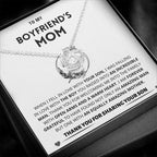 Boyfriend's Mom Gift, "Forever Grateful." Jewelry