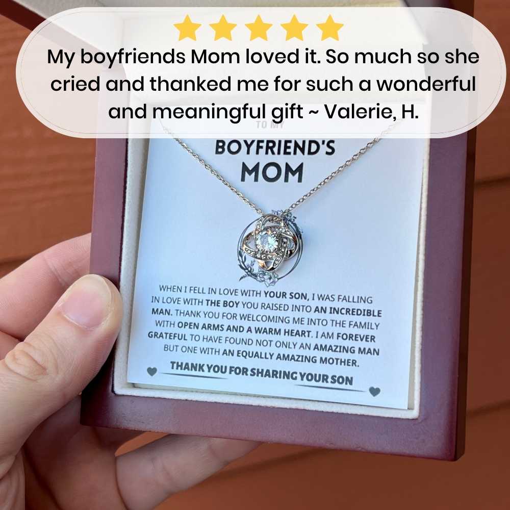 Boyfriend's Mom Gift, "Forever Grateful." Jewelry