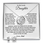 Daughter Gift From Dad, "Always Keep Me In Your Heart" Jewelry