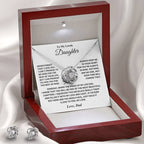 Daughter Gift From Dad, "Always Keep Me In Your Heart" Jewelry
