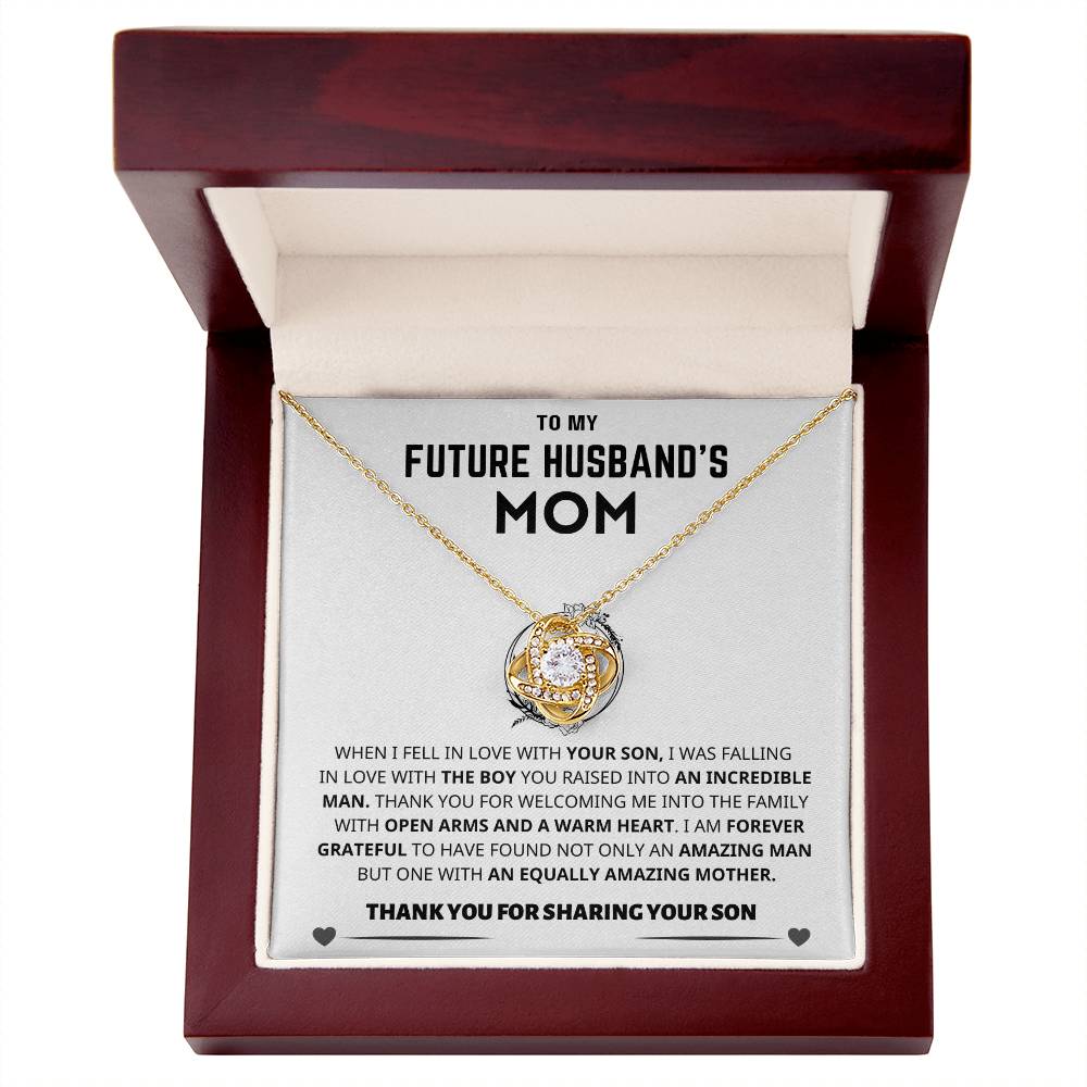 Future Husband's Mom Gift-"Forever Grateful" Jewelry