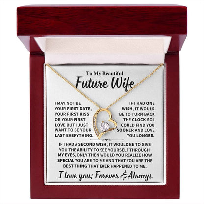 Future Wife Gift,"Best Thing That Ever Happened To me" Heart Necklace Jewelry