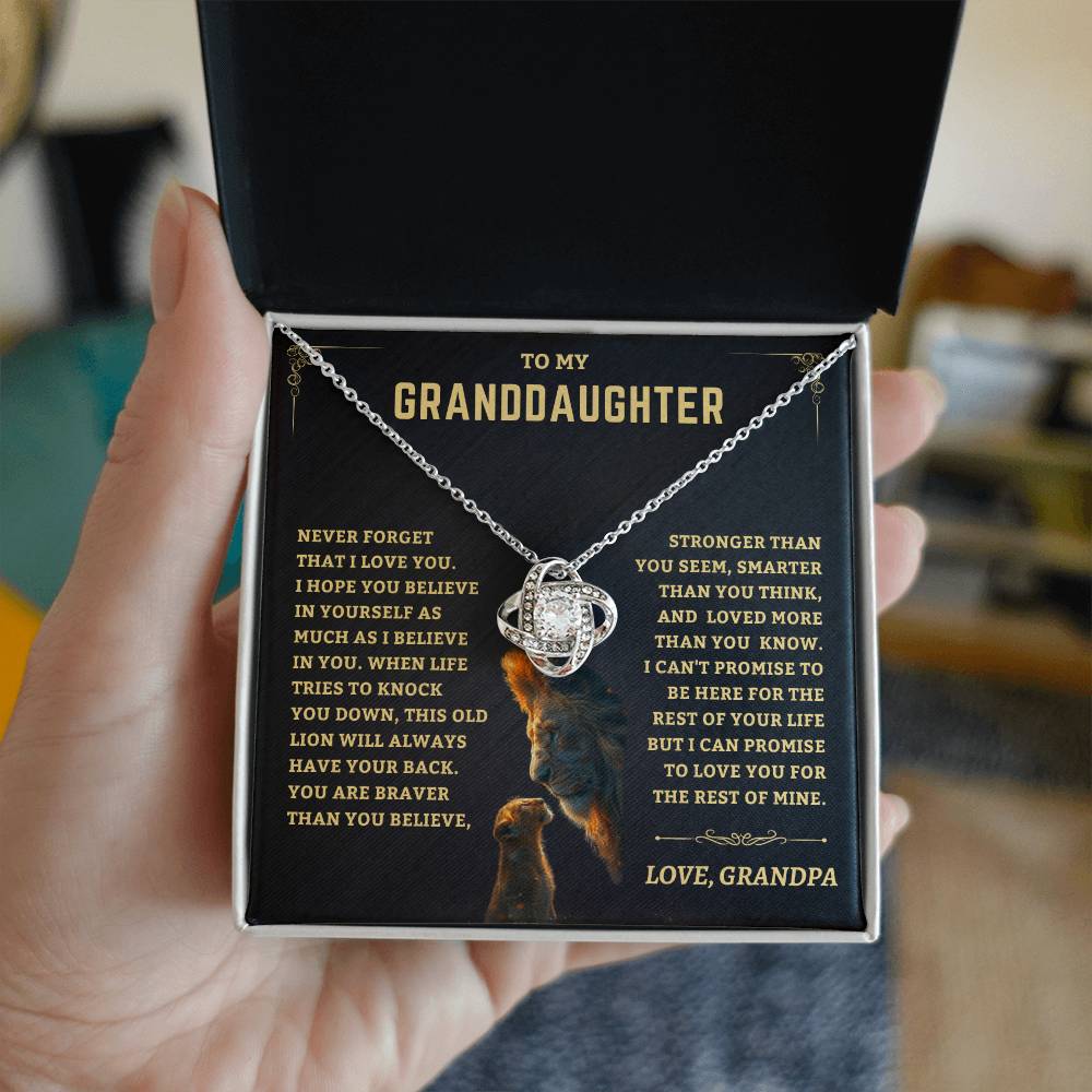 Granddaughter Gift -From Grandpa Jewelry