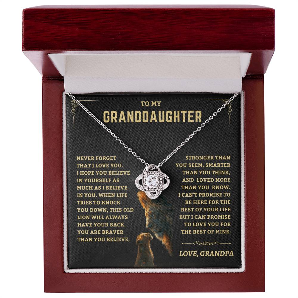 Granddaughter Gift -From Grandpa Jewelry