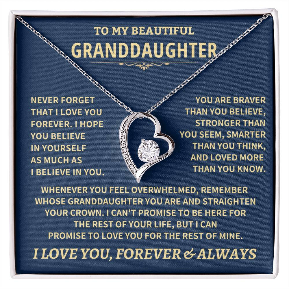 Granddaughter Gift-Never Forget Jewelry