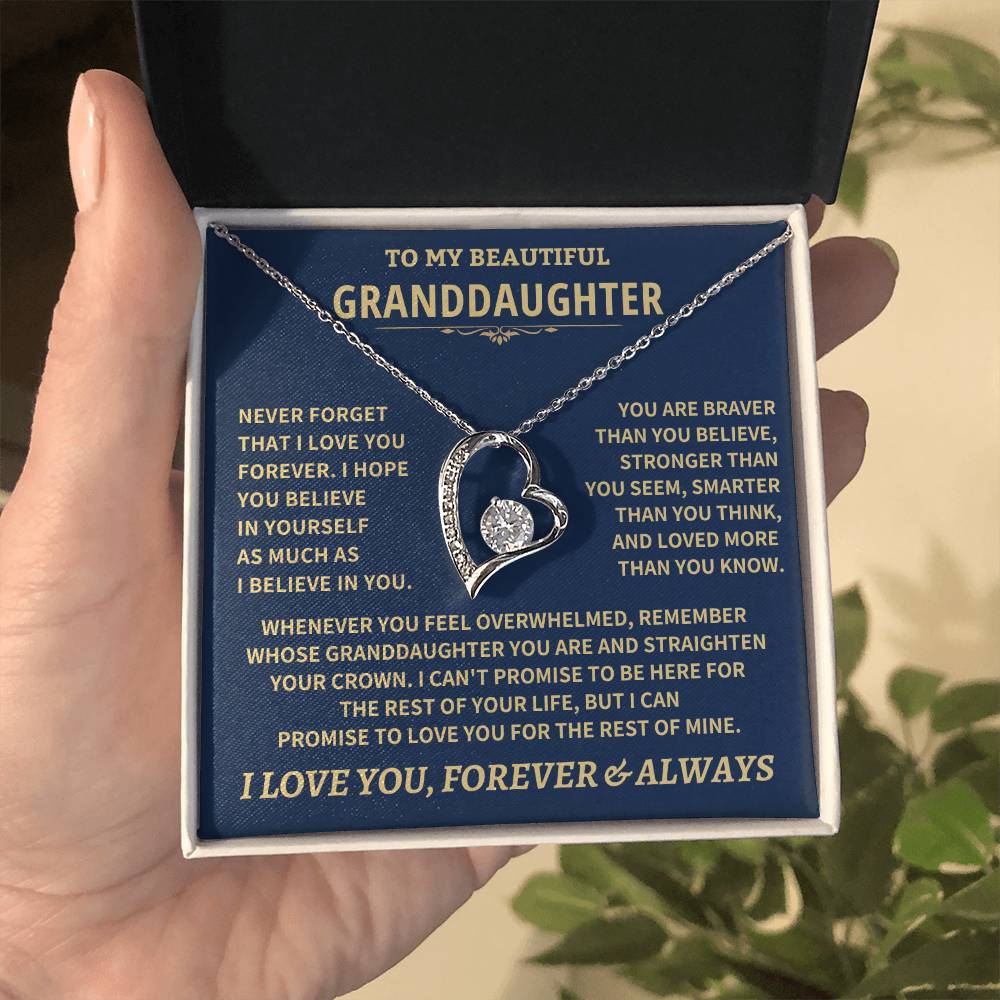 Granddaughter Gift-Never Forget Jewelry