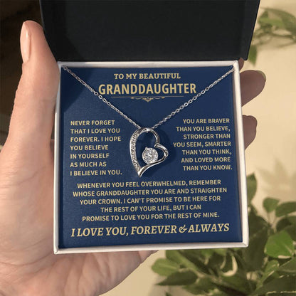 Granddaughter Gift-Never Forget Jewelry