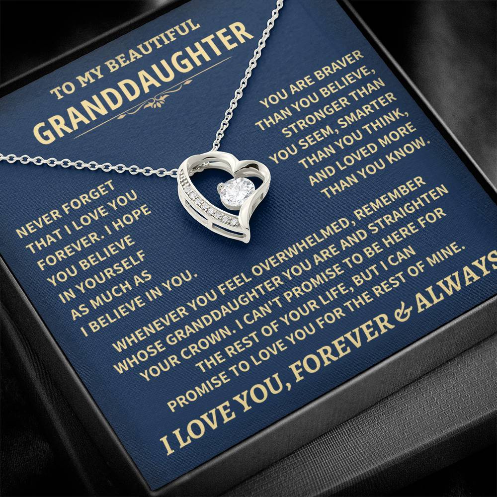 Granddaughter Gift-Never Forget Jewelry