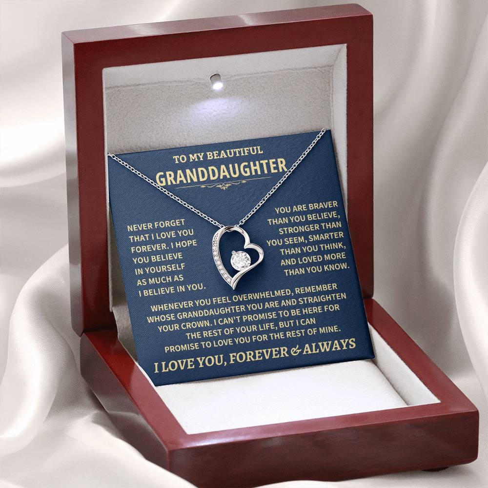 Granddaughter Gift-Never Forget Jewelry