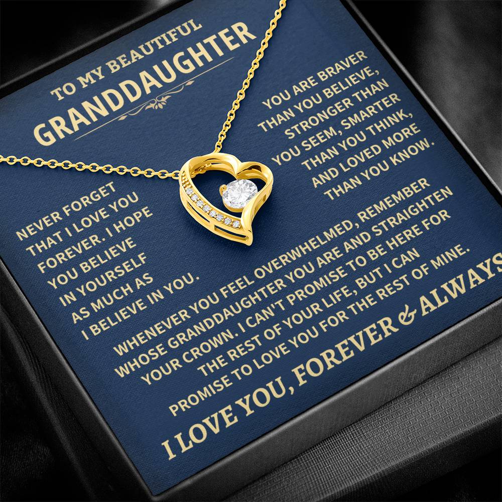 Granddaughter Gift-Never Forget Jewelry