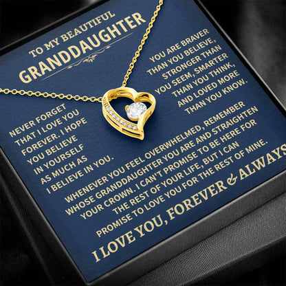 Granddaughter Gift-Never Forget Jewelry