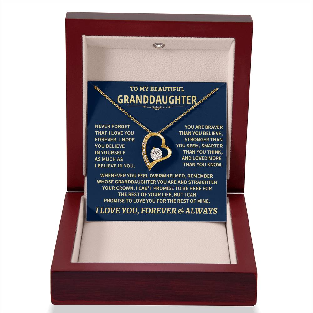 Granddaughter Gift-Never Forget Jewelry
