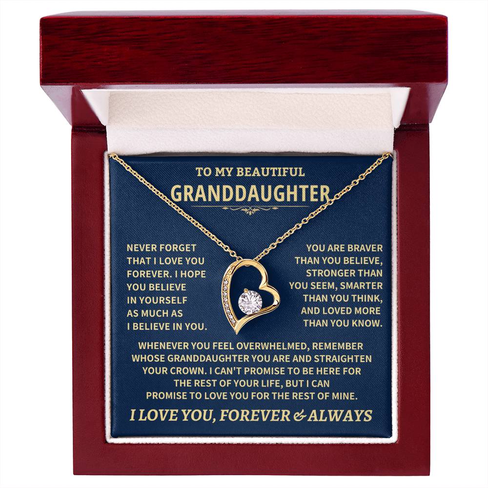 Granddaughter Gift-Never Forget Jewelry