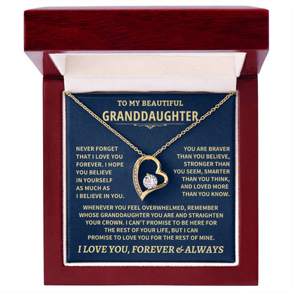 Granddaughter Gift-Never Forget Jewelry