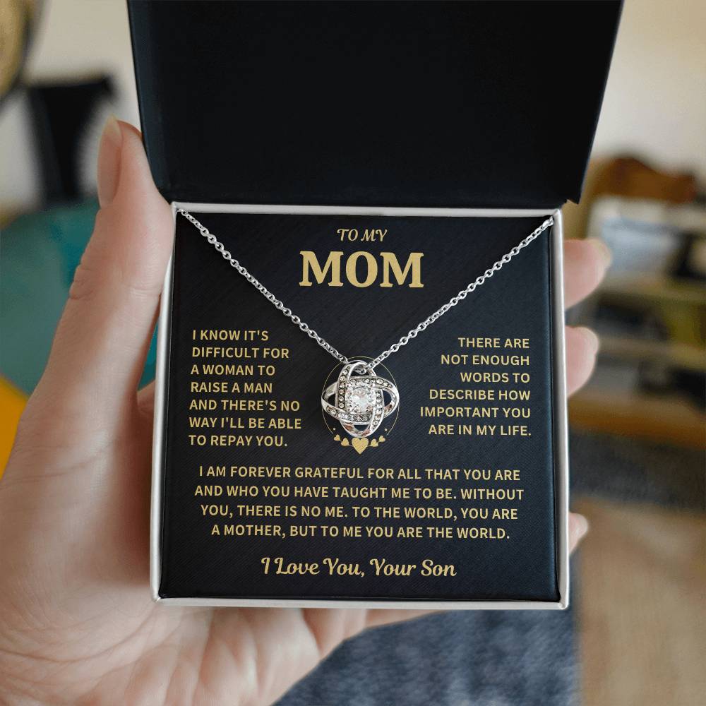 Mom Gift-Forever Grateful-From Son Jewelry