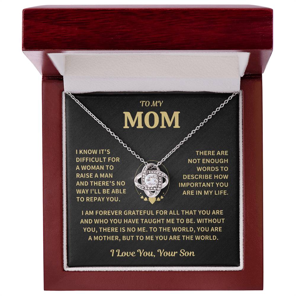 Mom Gift-Forever Grateful-From Son Jewelry