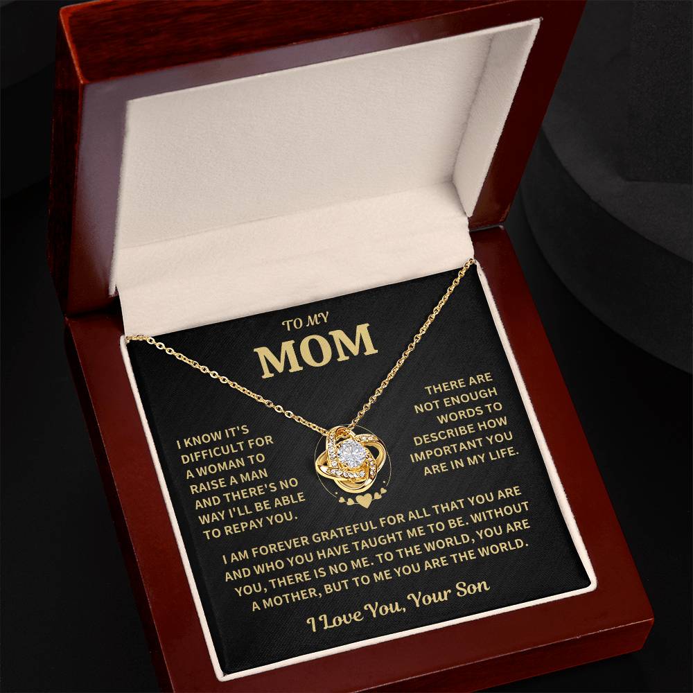 Mom Gift-Forever Grateful-From Son Jewelry