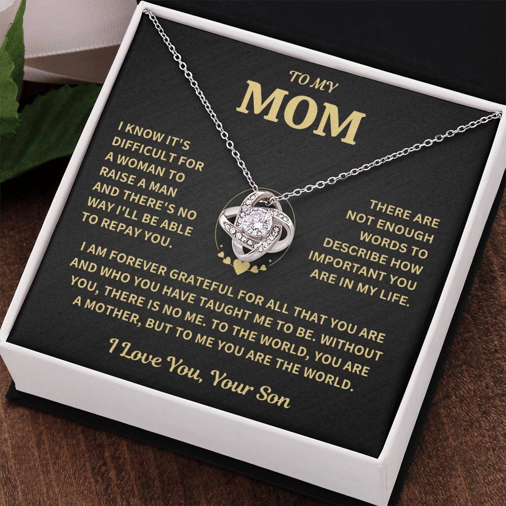 Mom Gift-Forever Grateful-From Son Jewelry