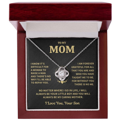 MOM Gift-Forever Grateful-From Son Jewelry