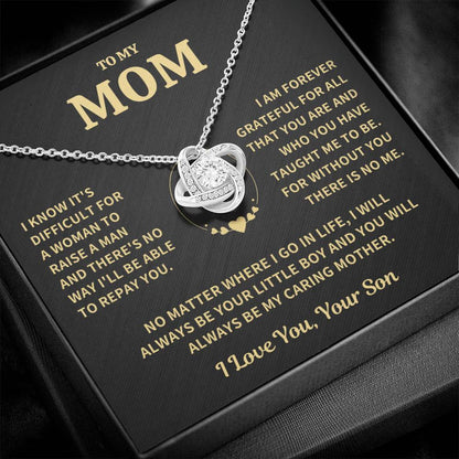MOM Gift-Forever Grateful-From Son Jewelry
