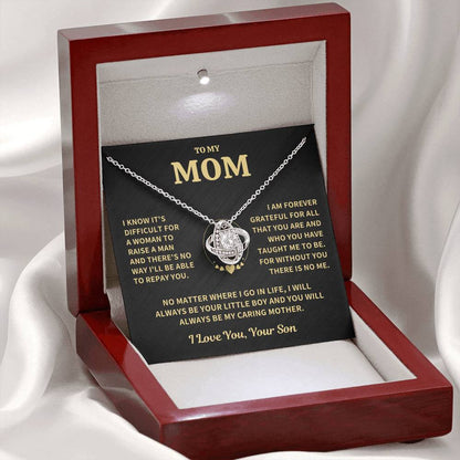 MOM Gift-Forever Grateful-From Son Jewelry