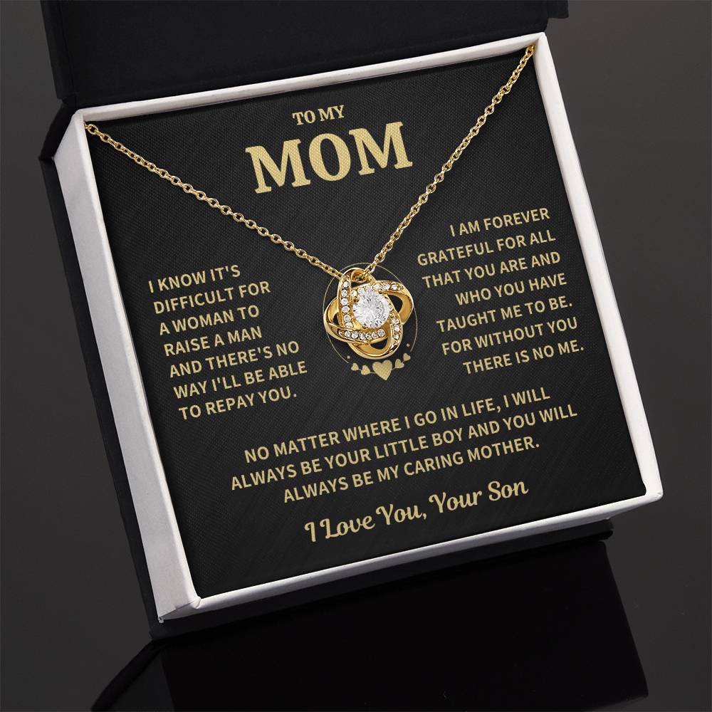 MOM Gift-Forever Grateful-From Son Jewelry
