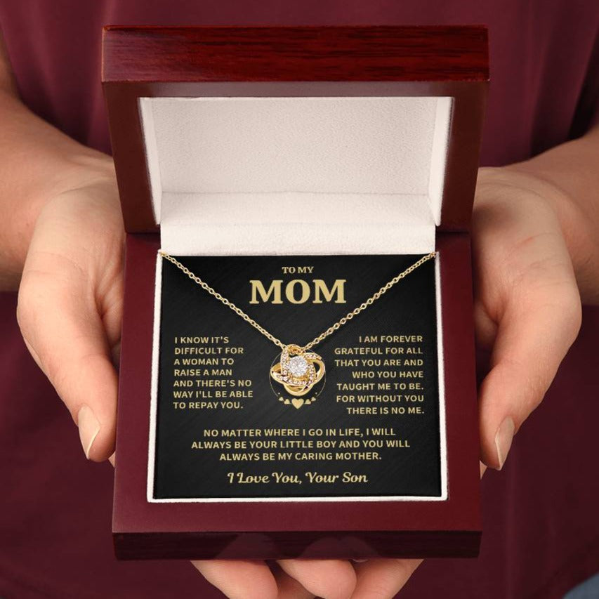 MOM Gift-Forever Grateful-From Son Jewelry