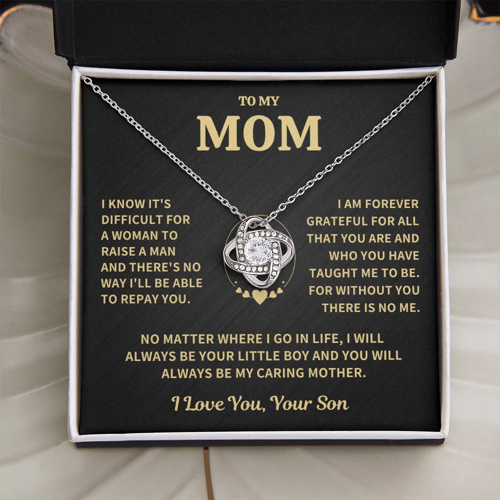 MOM Gift-Forever Grateful-From Son Jewelry