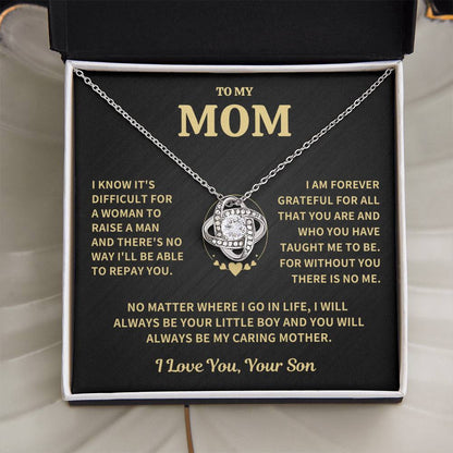 MOM Gift-Forever Grateful-From Son Jewelry