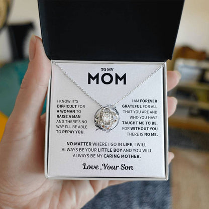 Mom Gift From Son- Forever Grateful Jewelry