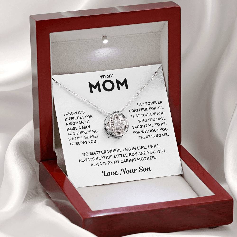Mom Gift From Son- Forever Grateful Jewelry