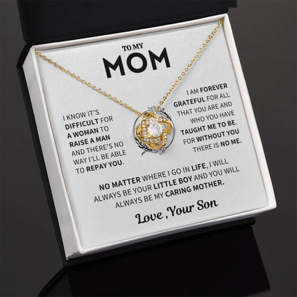 Mom Gift From Son- Forever Grateful Jewelry