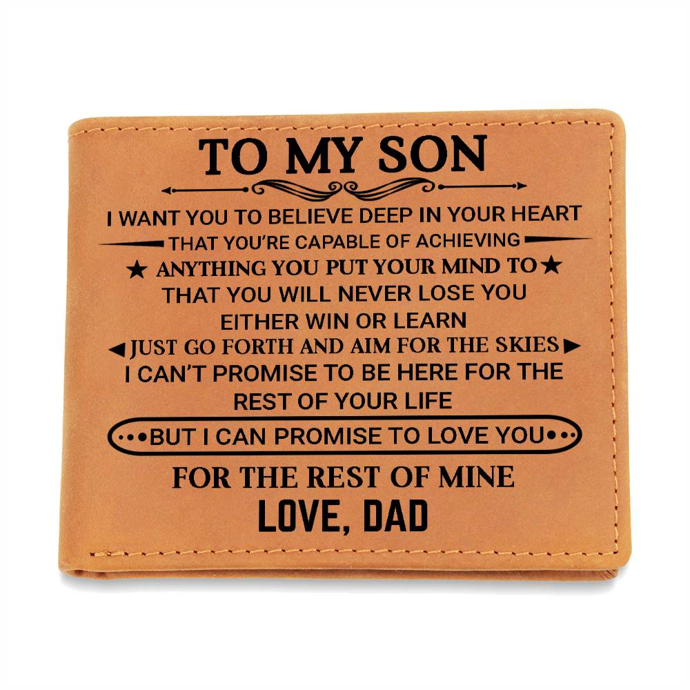 Son Gift-Wallet-From Dad Jewelry