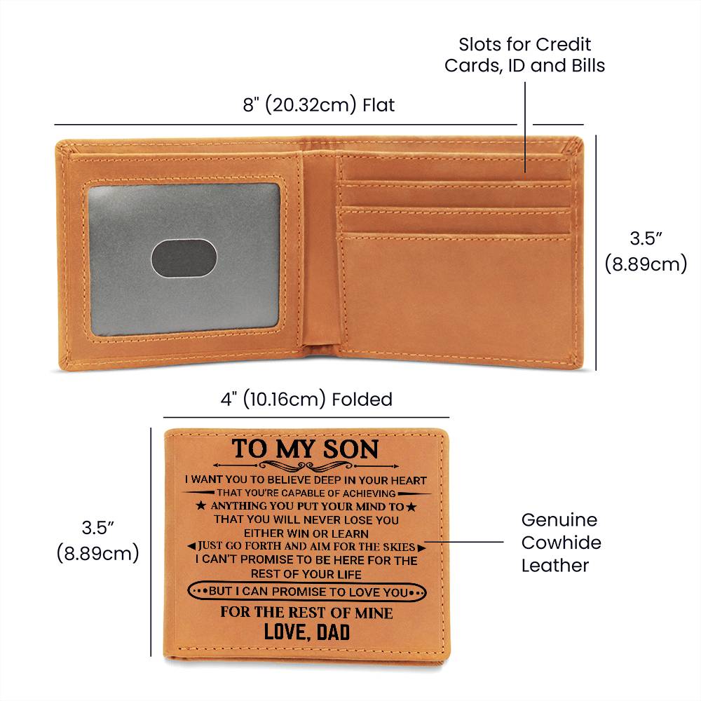 Son Gift-Wallet-From Dad Jewelry