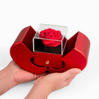 Soulmate Gift, Heart Rose Box Jewelry